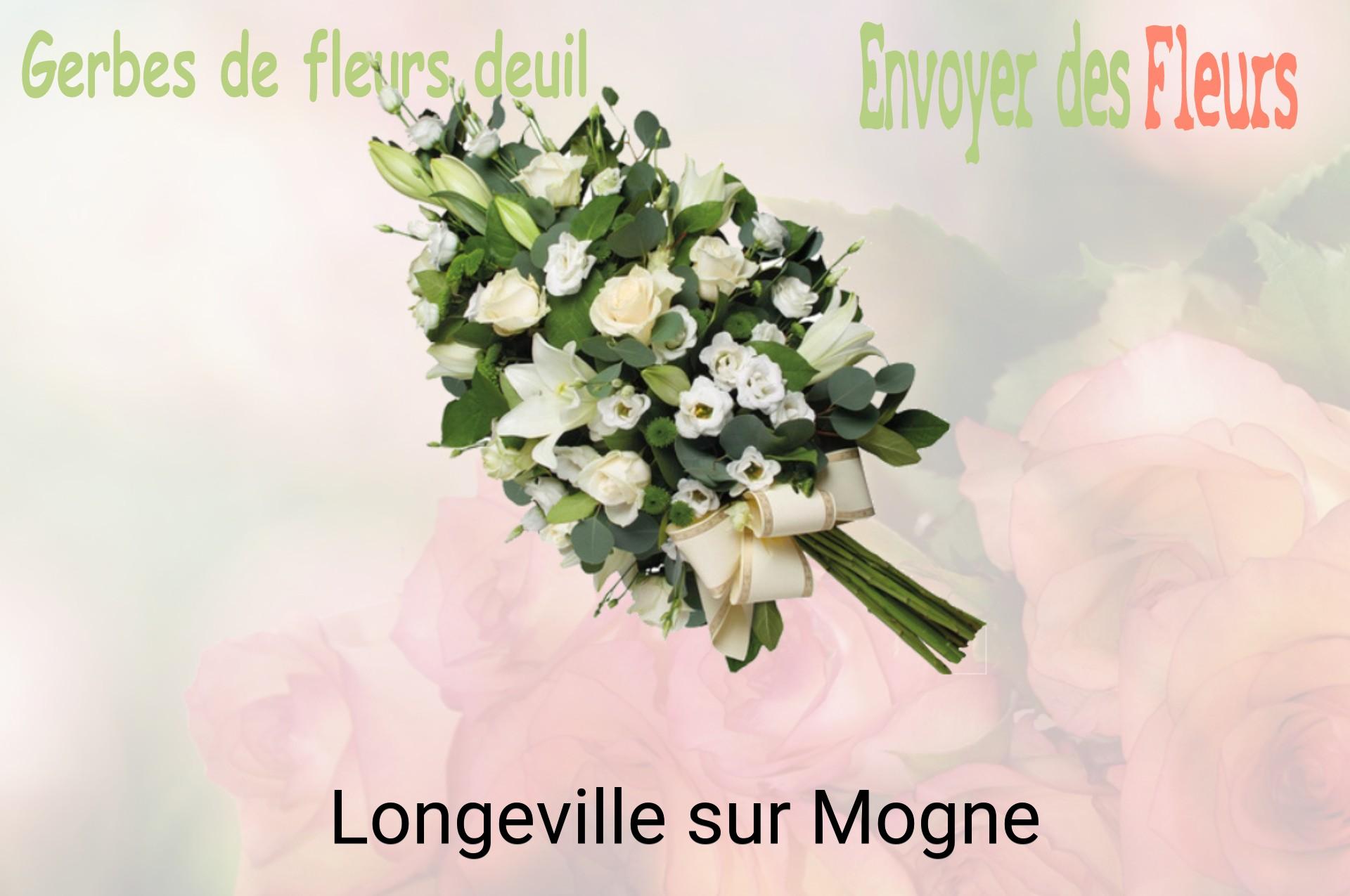 Gerbe de fleurs de deuil livrée à Longeville-sur-Mogne